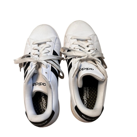 adidas Grand Court sneakers, black stripes size 7 - Picture 2 of 7